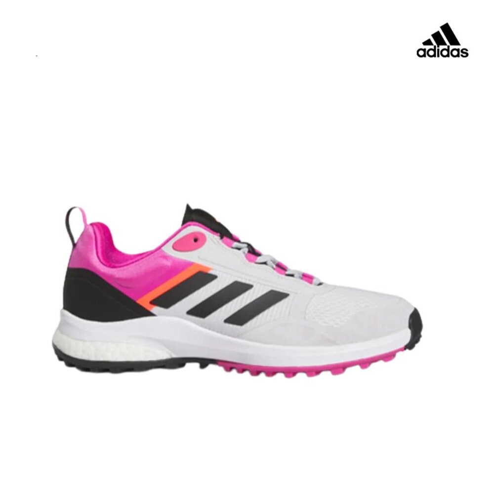 Adidas Women's Gray Pink Zoysia HP2156 Mesh Low Top Athletic Golf Shoes Size 9.5